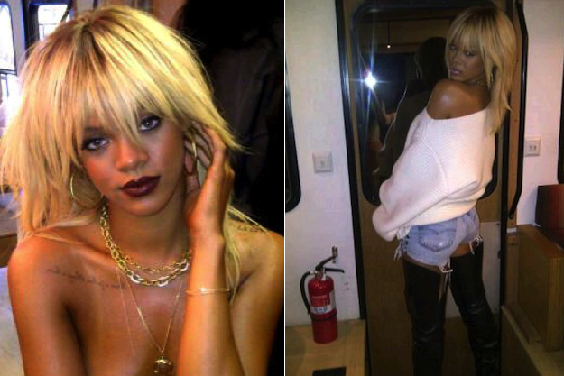 Check Out Rihanna’s New Blonde Look