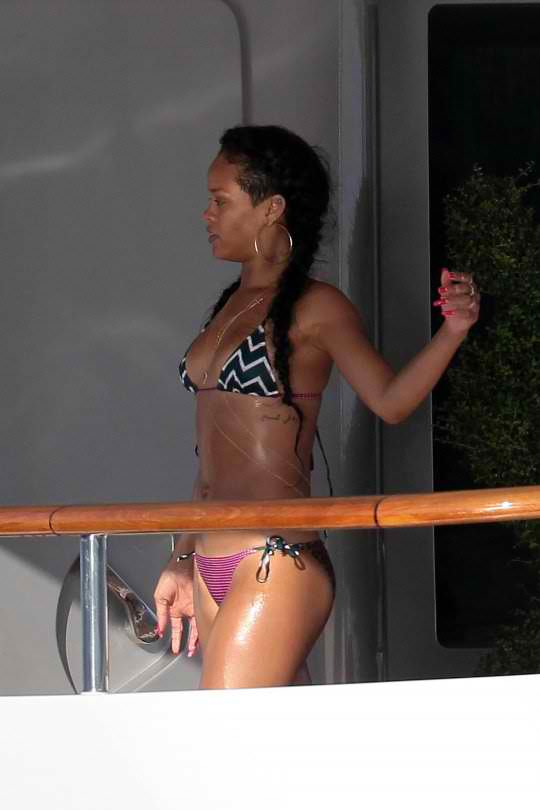 Rihanna Hits The Waves During Her Saint Tropez Vacation