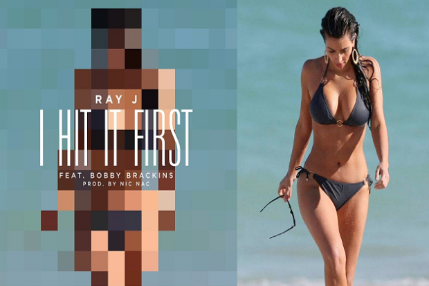 Goodfellaz Tv Check Out The Artwork For Ray J S “i Hit It First” Single Plus Kim Kardashian S